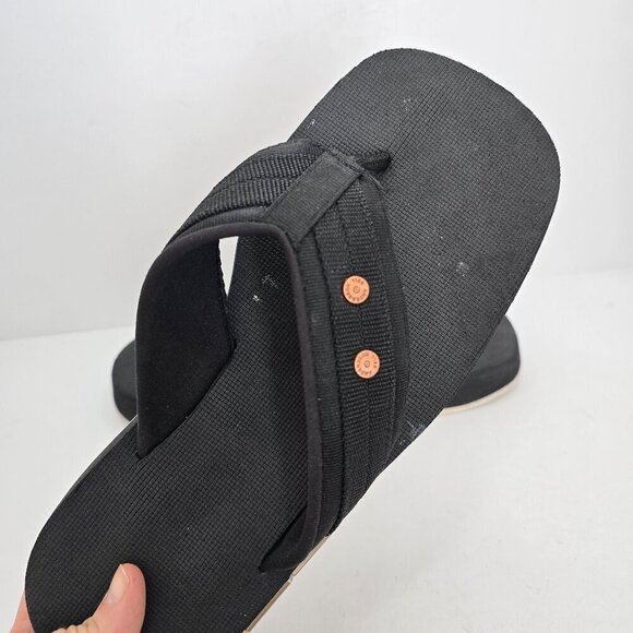 Andersson Bell | black strappy outdoor summer flip-flop sandals | MENS 9 main image 11